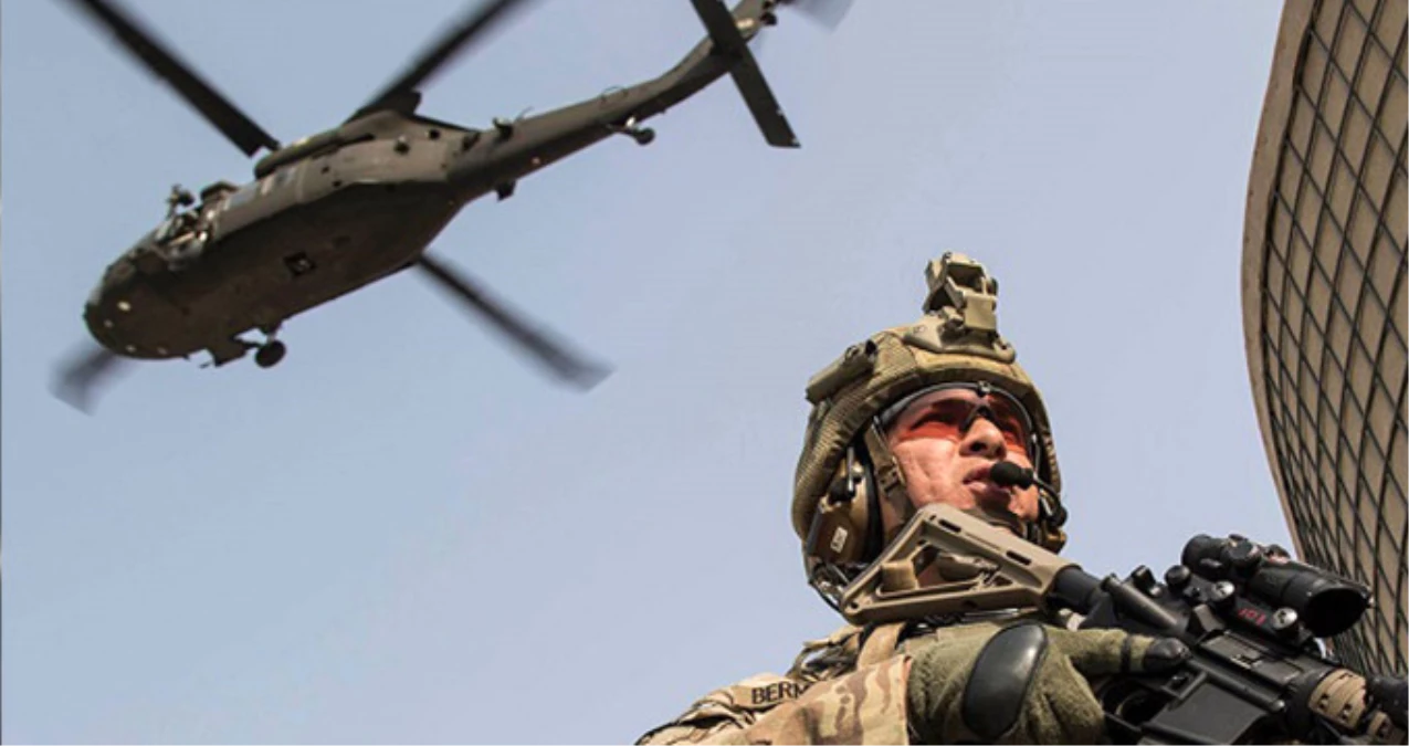 ABD Helikopterleri Münbiç Semalarında Görüntülendi