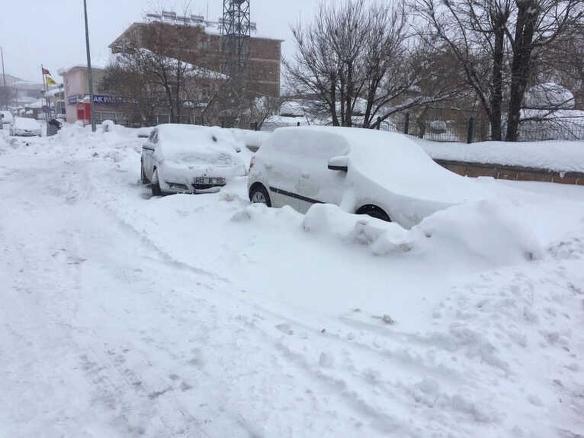 Karlıova\'da Kar ve Tipi Etkili Oluyor