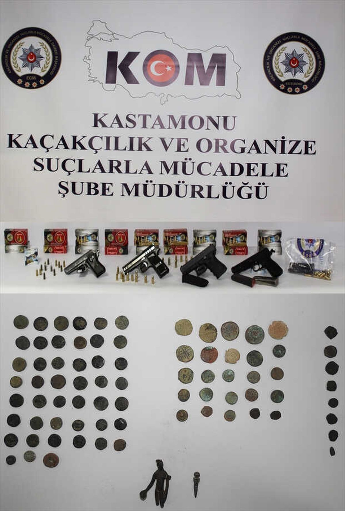 Kastamonu\'da Tarihi Eser Kaçakçılığı Operasyonu