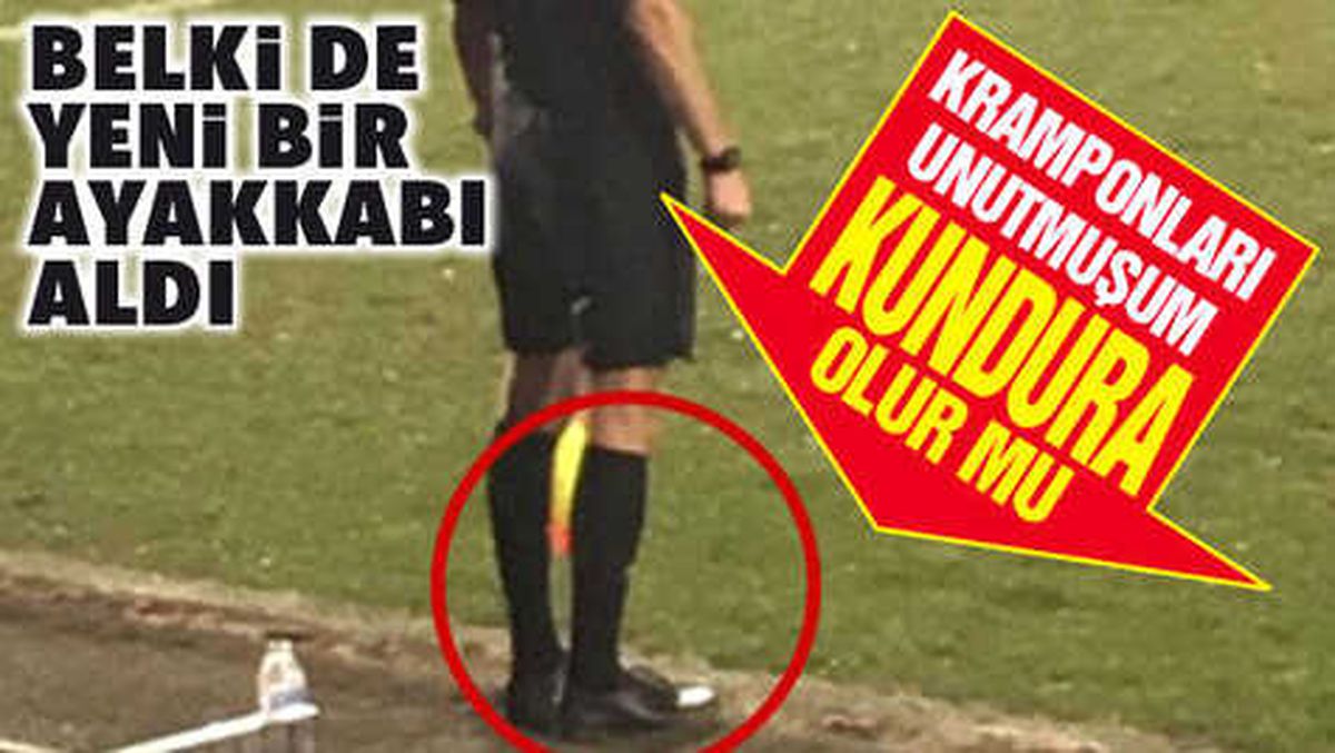 Kramponlarını Unutan Yardımcı Hakem