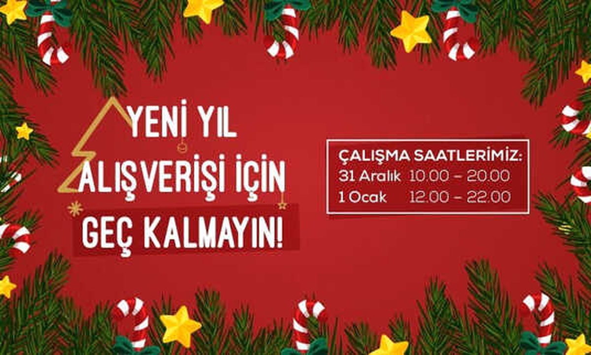 Yeni Yıl Alışverişi İçin Geç Kalmayın