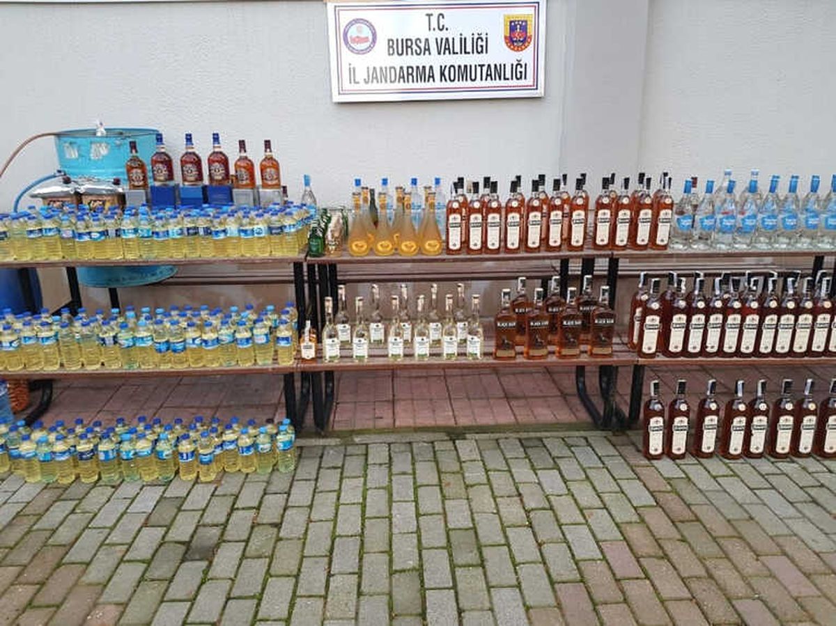 Jandarman Kaçak İçki Operasyonu