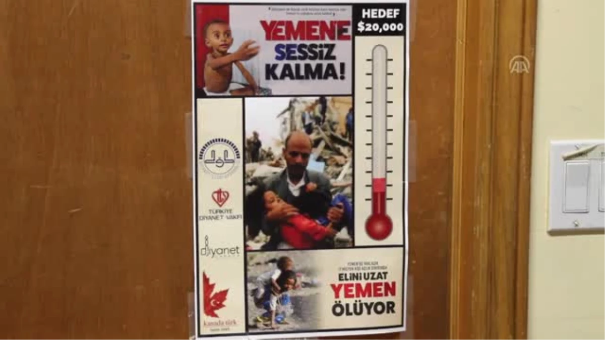 Kanada\'daki Türklerden Yemen Halkına Yardım