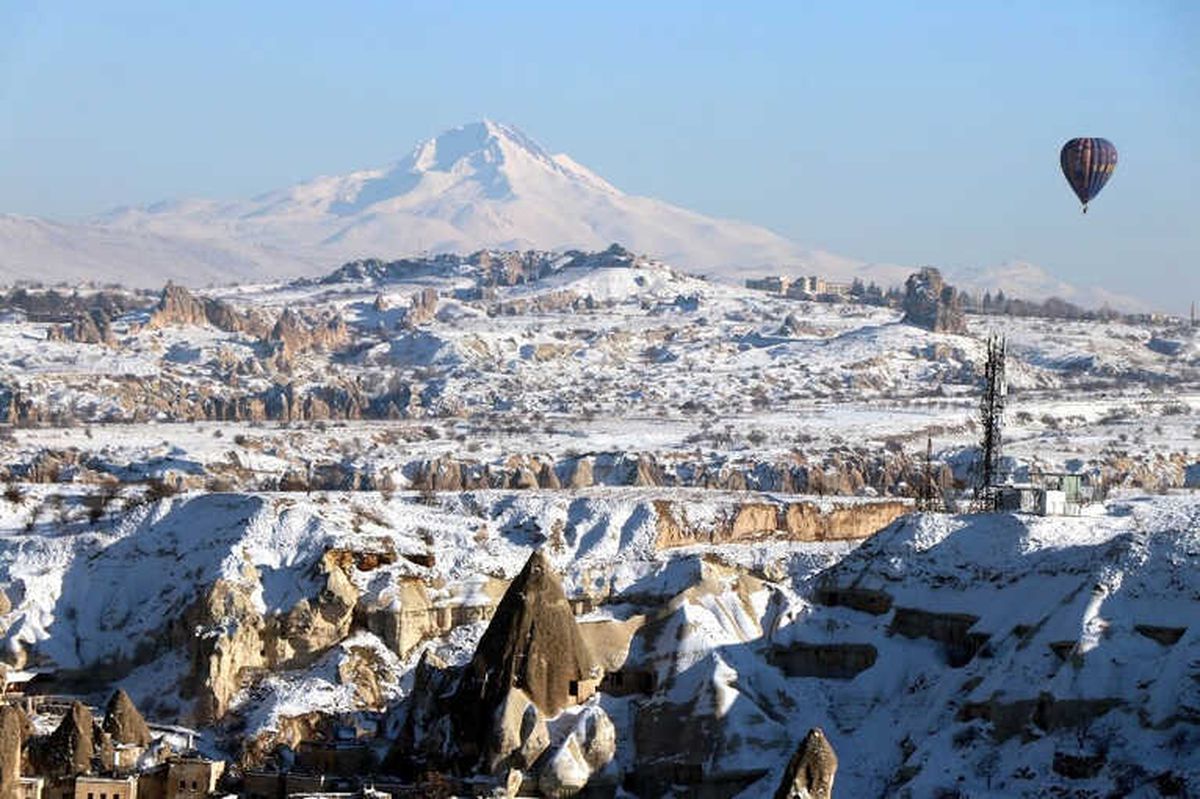 Kapadokya\'dan Muhteşem Erciyes Görüntüsü