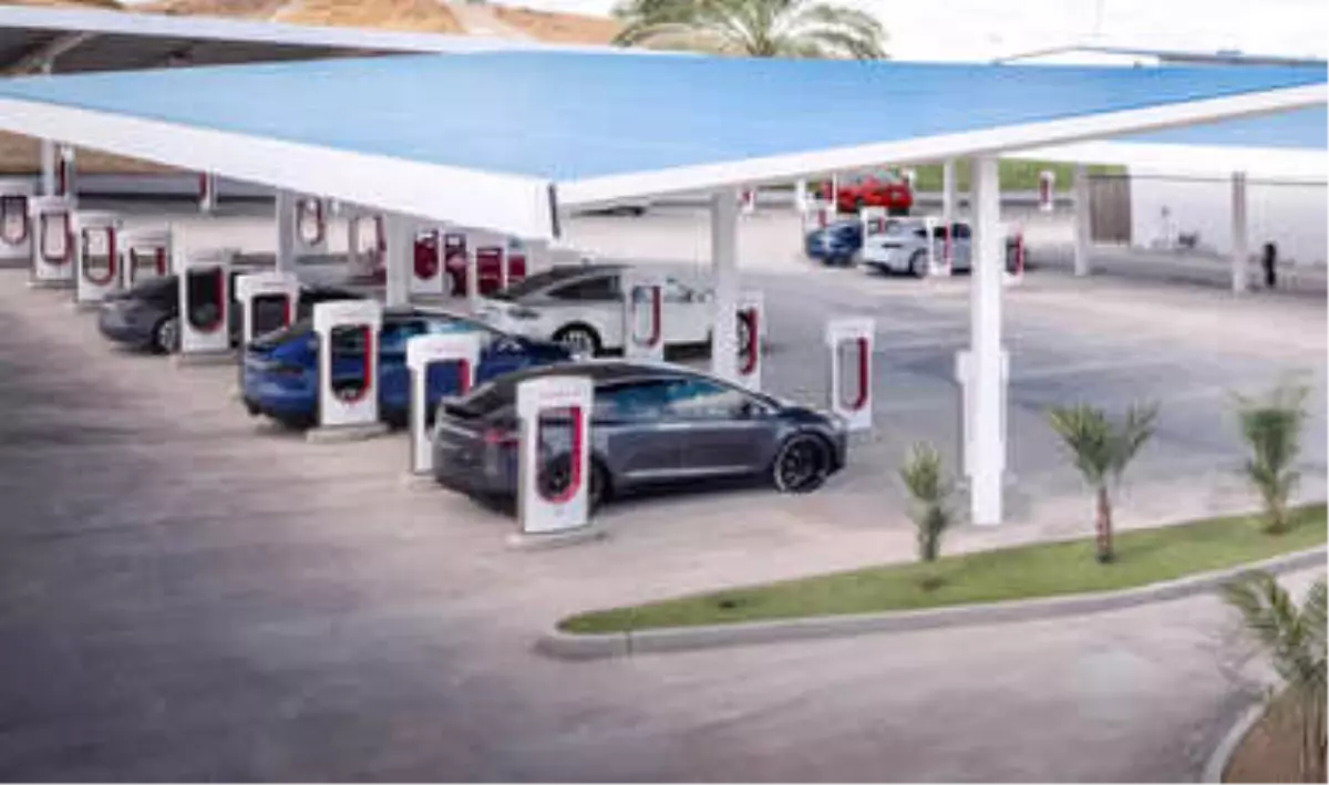 Tesla Süper Şarj İstasyonu Ağı 2019\'da Türkiye\'de Dahil Tüm Avrupa\'yı Kapsayacak