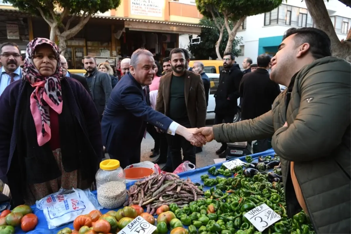 CHP Büyükşehir Adayı Muhittin Böcek, Gazipaşa ve Alanya\'da