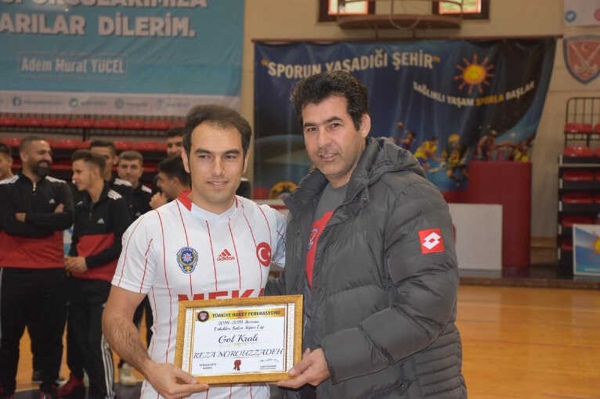 Hokey Türkiye Süper Ligi Gol Kralı Polisgücü\'nden Reza Noruzzadeh Oldu