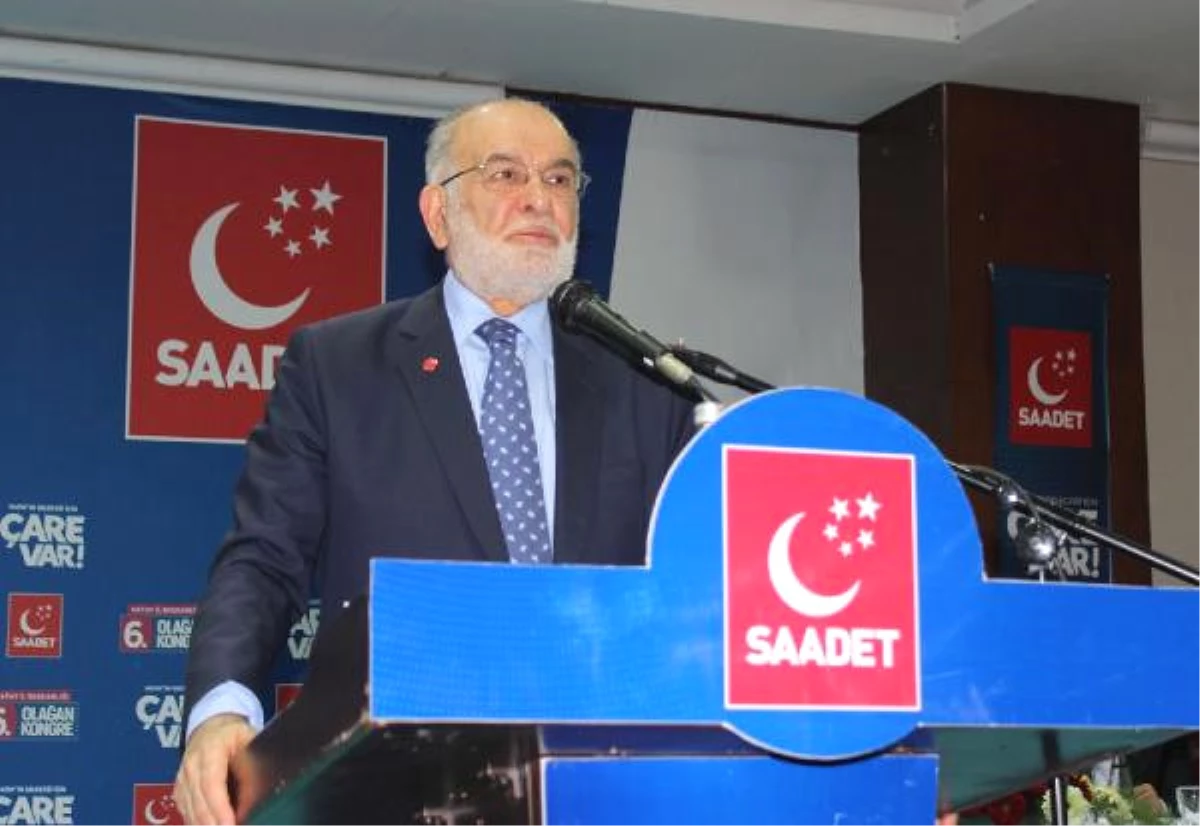 Karamollaoğlu, Hatay\'da Partisinin İl Kongresine Katıldı