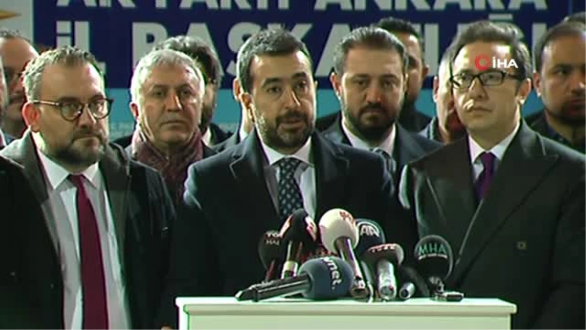 AK Parti Ankara İl Başkanlığı\'ndan \'Aday Tanıtım Toplantısı\' Öncesinde Basın Açıklaması