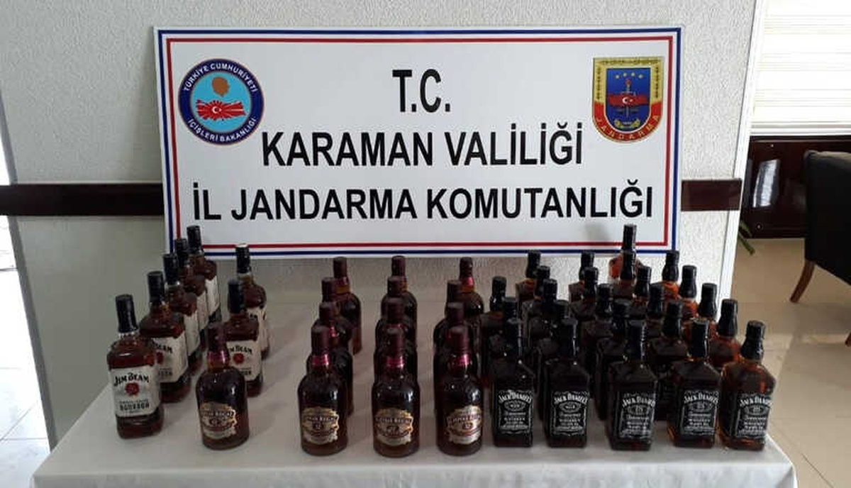 Jandarmadan Kaçak İçki Operasyonu: 2 Gözaltı