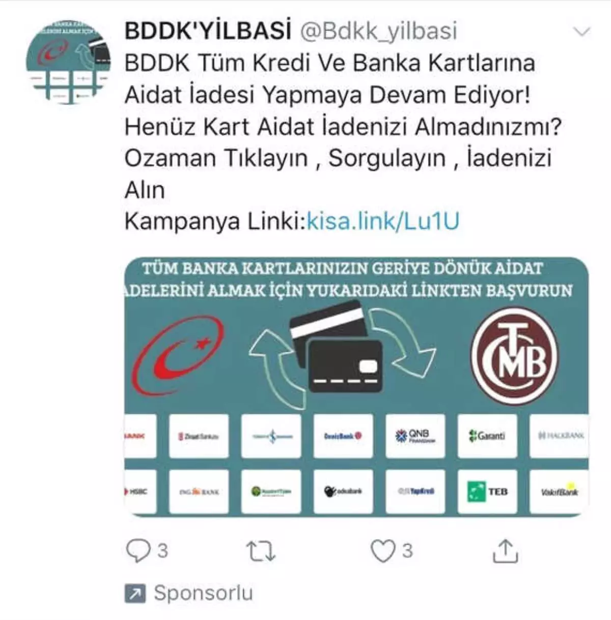 Kart Aidatını Geri Almak İsterken Dolandırılmayın