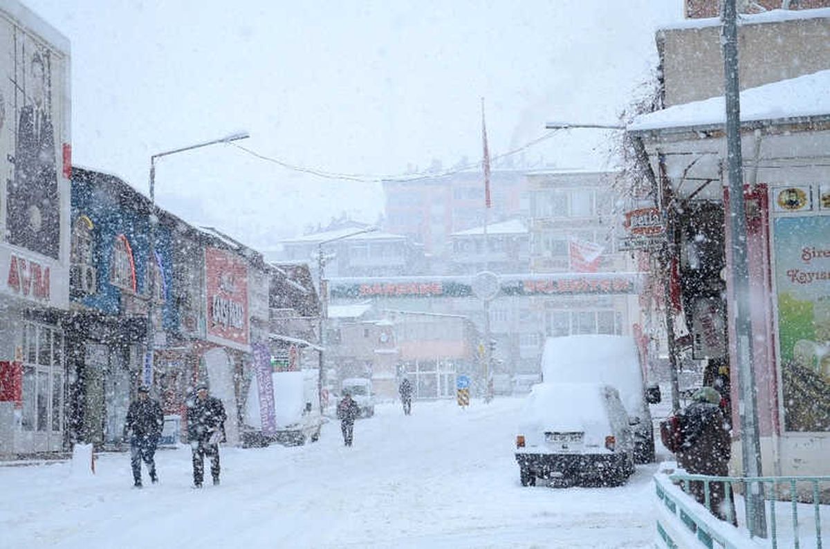 Malatya\'da Kar Yağışı Etkili Oluyor