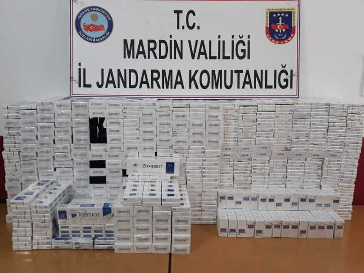 Mardin\'de 4 Bin 70 Paket Sigara Ele Geçirildi