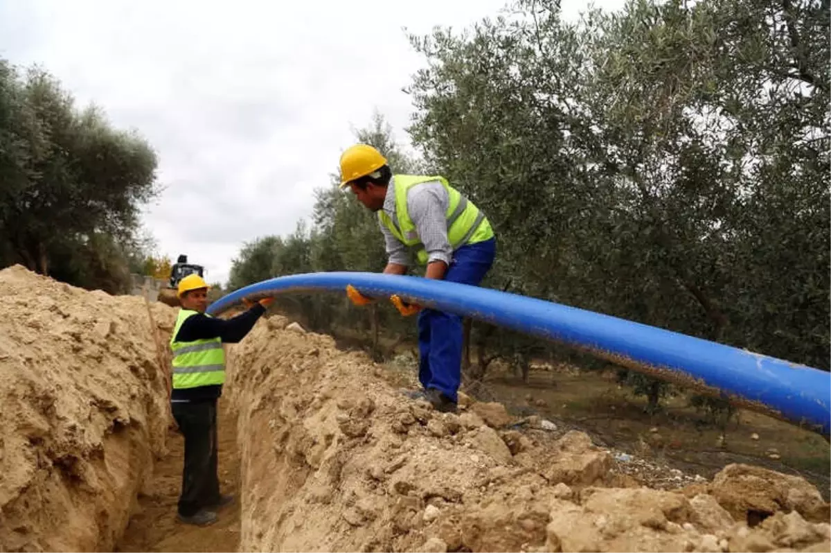 Pamuklu-Eshab-ı Kehf Grubu 3. Kısım İçmesuyu İsale Hattı Çalışmaları Sürüyor