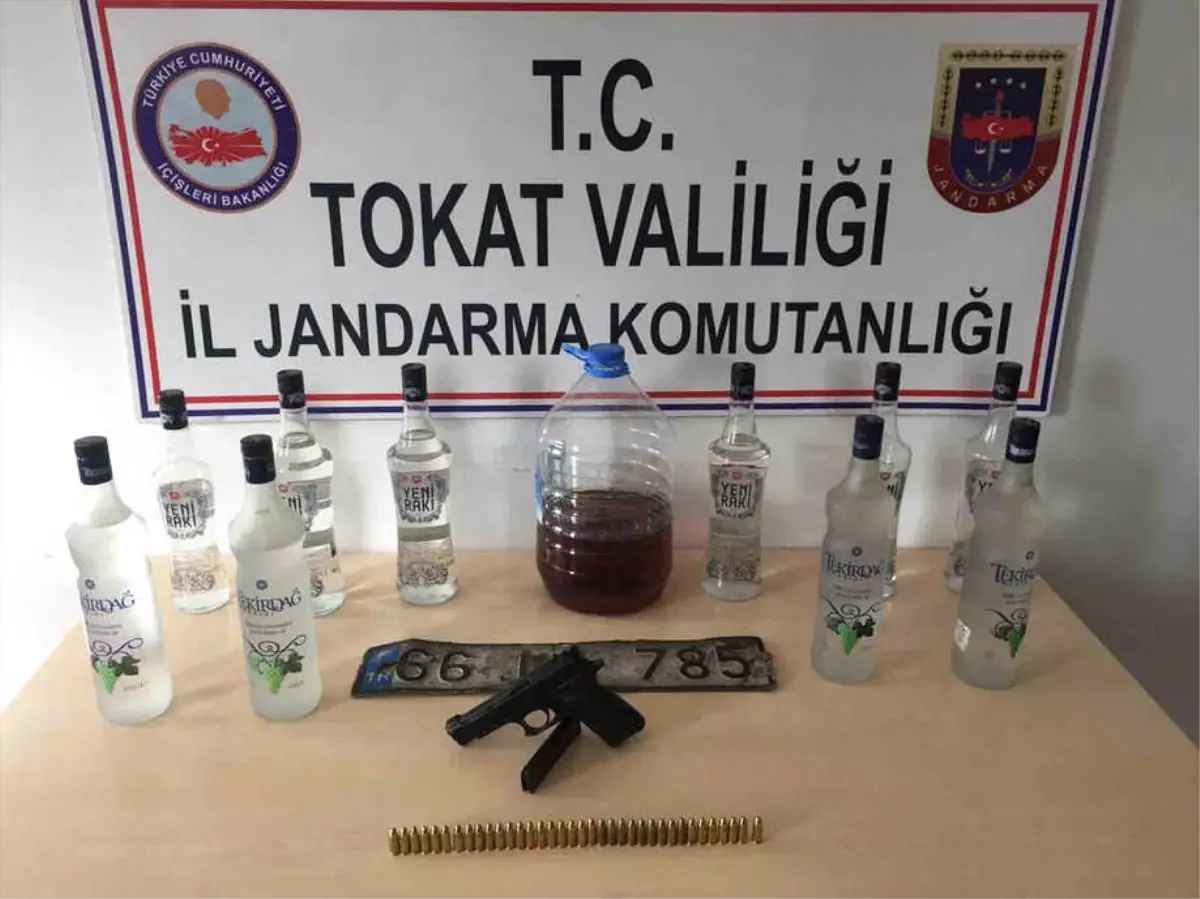 Tokat\'ta Kaçak İçki Operasyonu