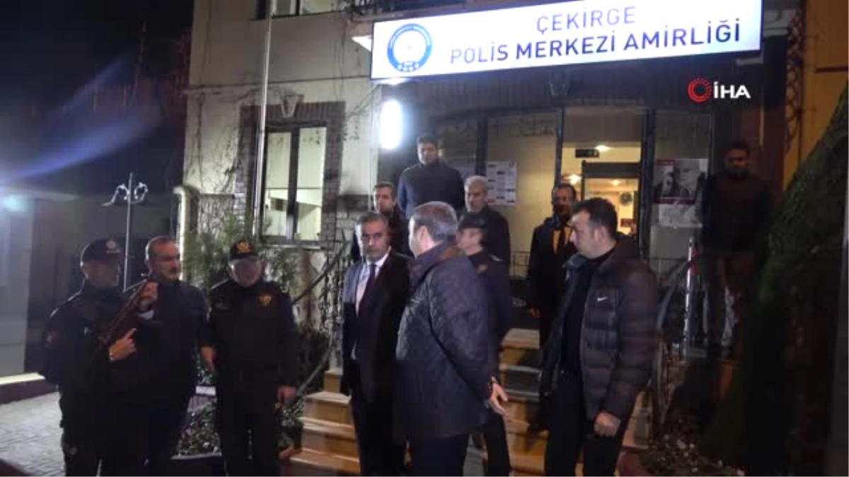 AK Parti\'li Çavuşoğlu\'ndan Polis Merkezine Yeni Yıl Ziyareti