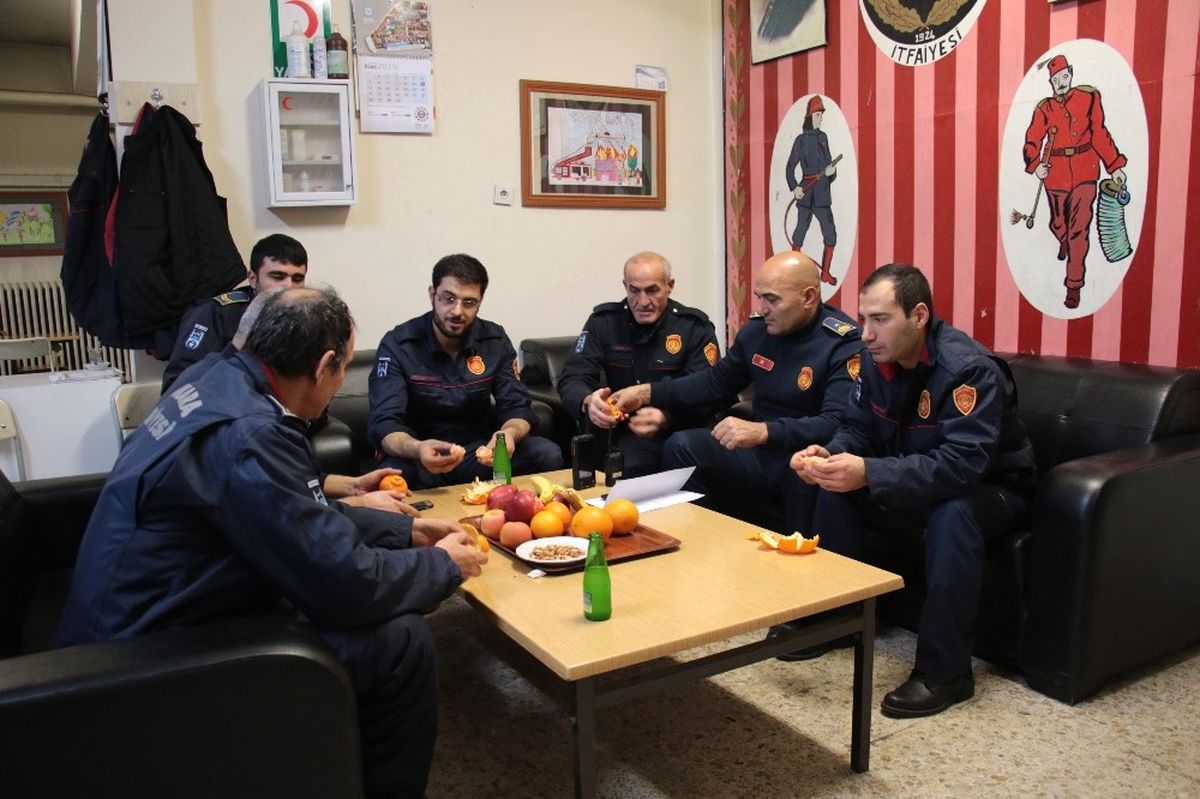 Ankara İtfaiyesi Yeni Yıla Görev Başında Girdi