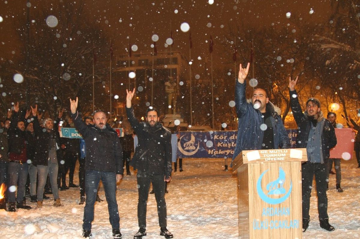 Ardahan\'da Doğu Türkistan\'daki Çin Zulmü Protesto Edildi