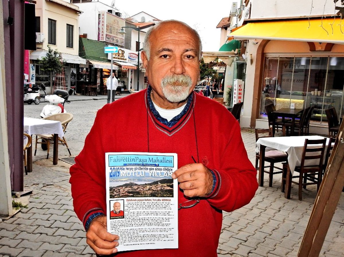Çeşmeli Muhtar, Mahallesi İçin Bülten Bastırdı
