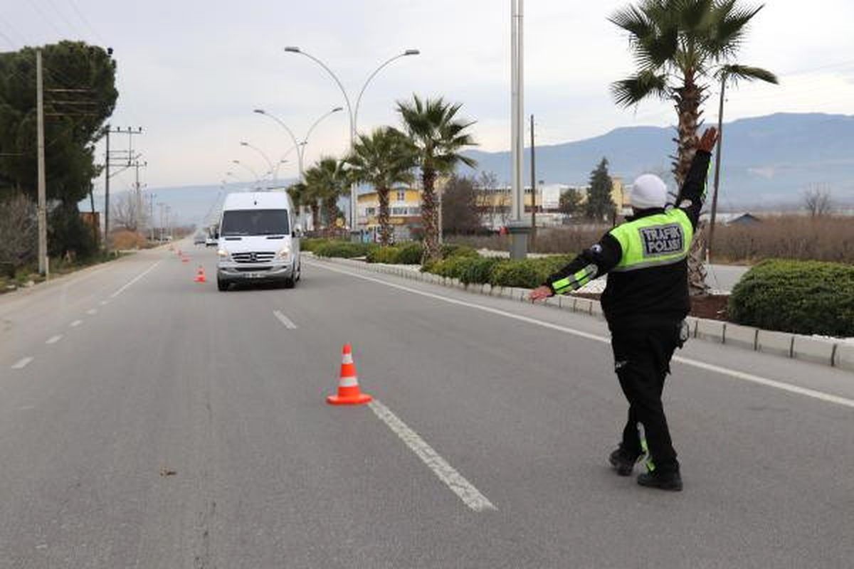 Denizli\'de Yılın İlk Denetiminde 420 Sürücüye Ceza
