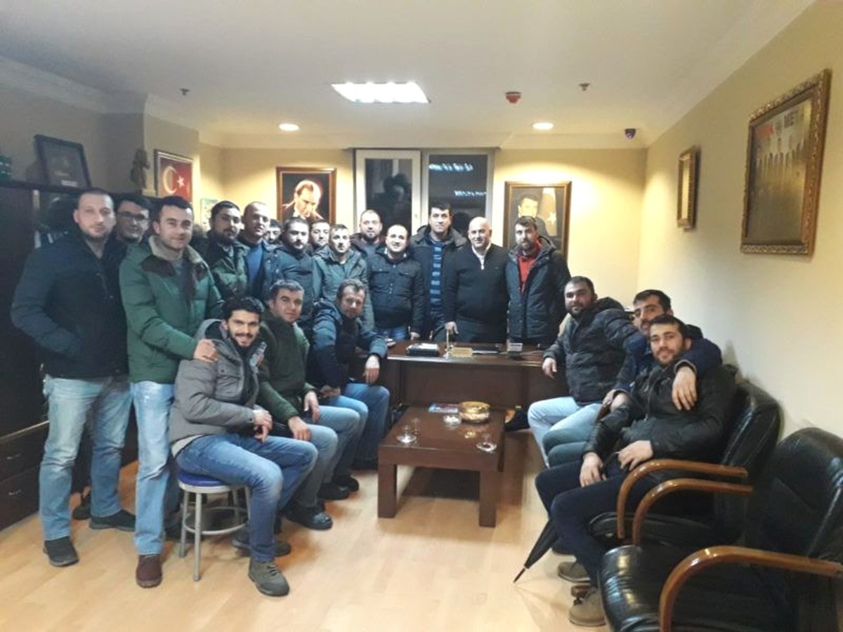 Erdemir İşçileri Türk Metal\'i Ziyaret Etti