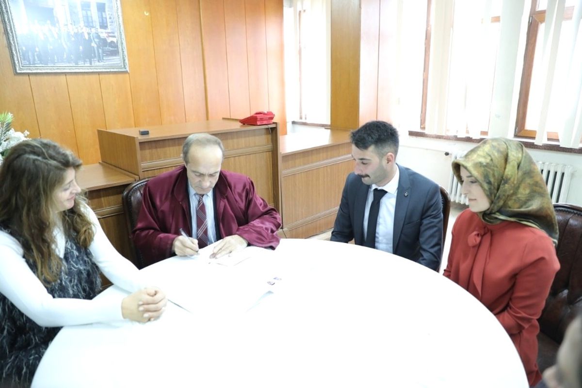 Fatsa Belediyesinde Yılın Son Nikahı