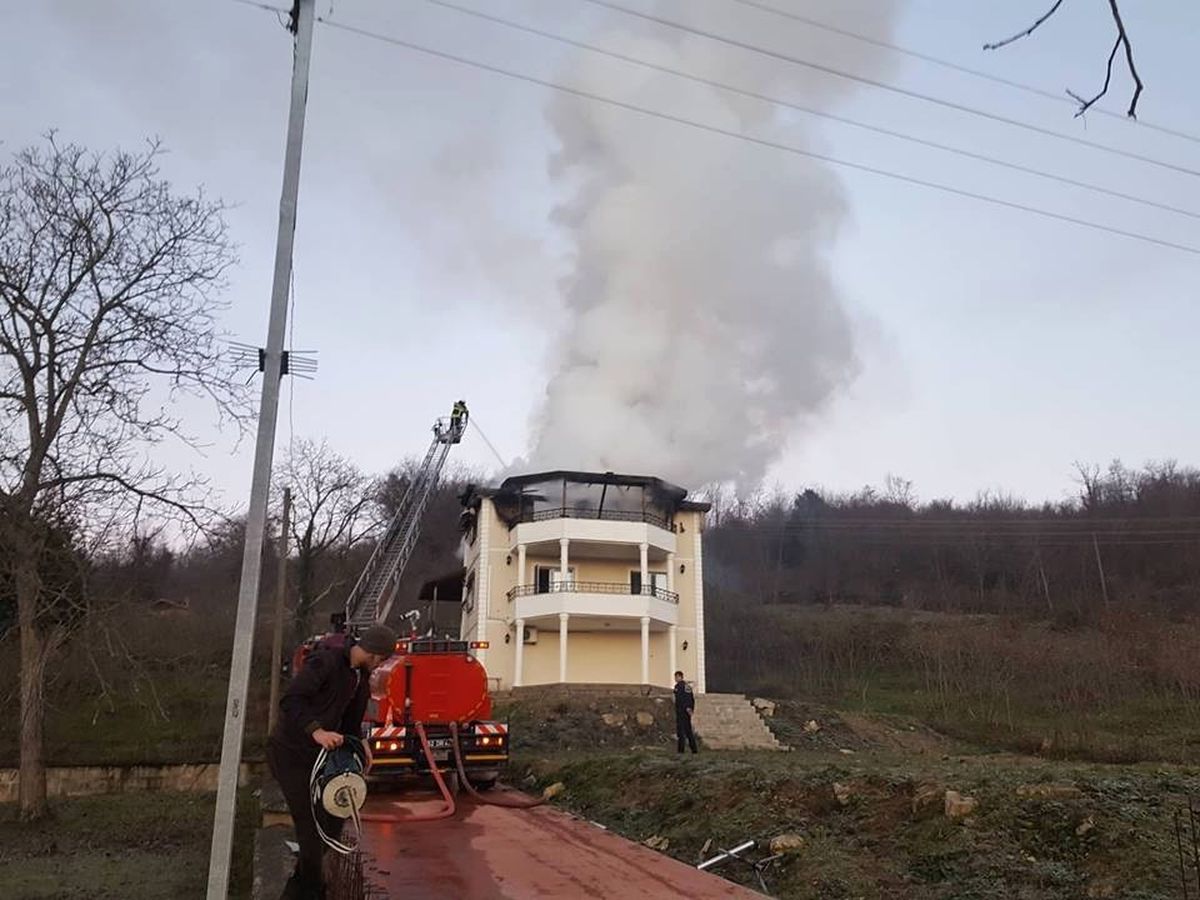 Fatsa\'da Ev Yangını Korkuttu