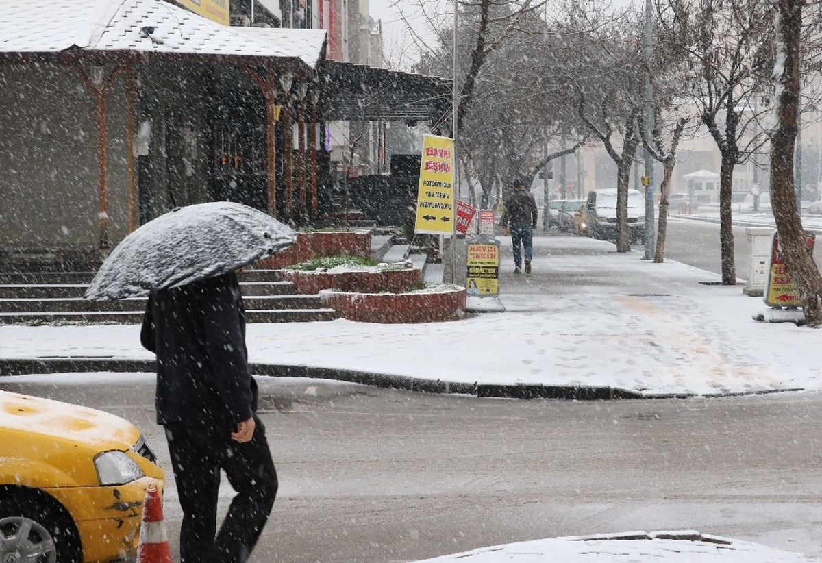 Gaziantep\'te Kar Yağışı
