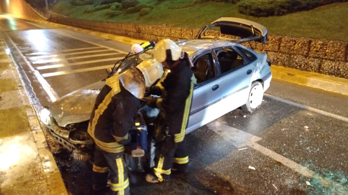 Kontrolden Çıkan Otomobil Takla Attı: 1 Yaralı