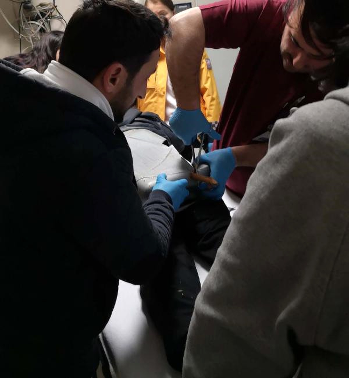 Leğenle Kayan Çocuğun Kalçasına Dal Parçası Saplandı