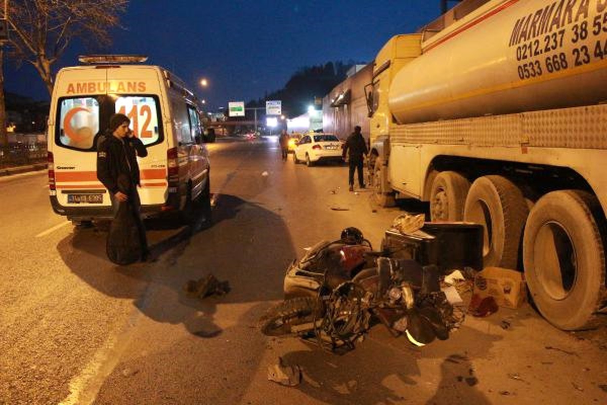 Şişli\'de Motosiklet Kazası: 1 Yaralı