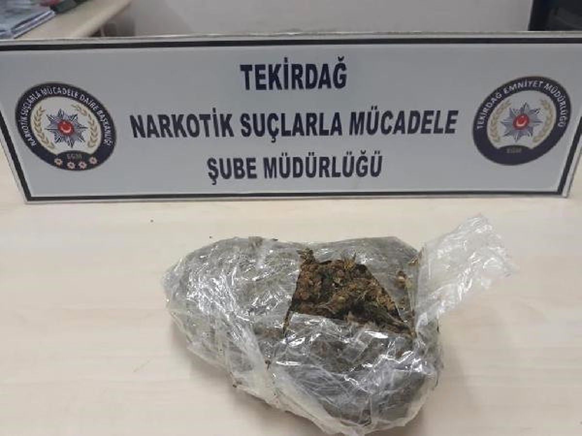 Tekirdağ\'da Araçta Uyuşturucuyla Yakalanan 2 Kişiye Gözaltı