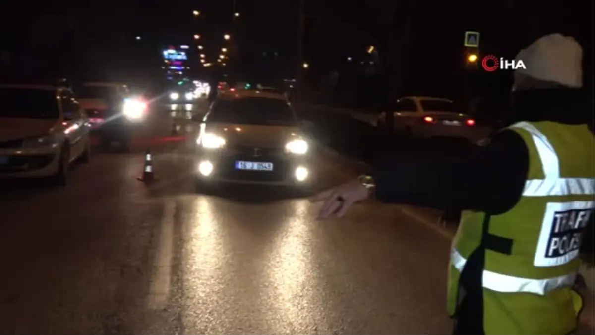 Trafik Polisi Alkollü Sürücülere Yılın İlk Cezalarını Yazdı