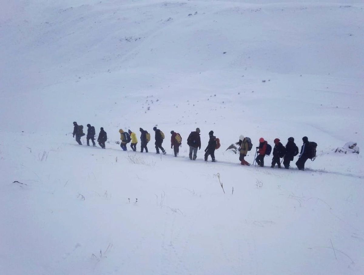Vanlı Dağcıların 2300 Rakımlı Olan Gören Dağı Tırmanışı