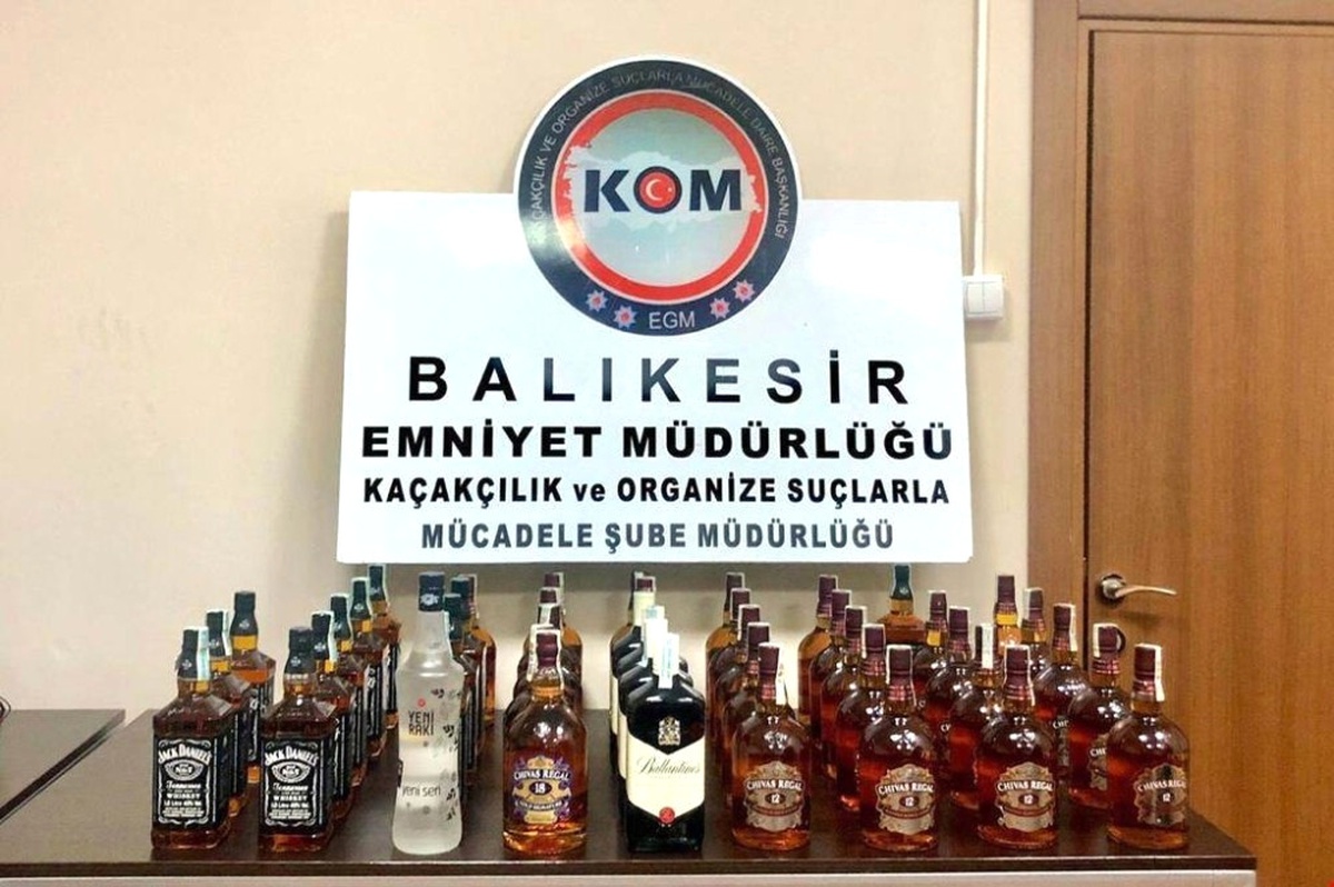 Yeni Yılda Polisten Kaçak İçki Operasyonu