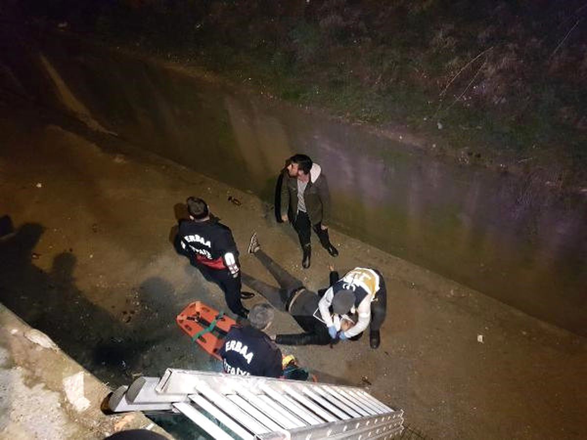 Yeni Yılı Beklerken Dereye Düştü