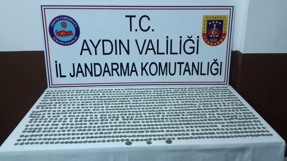 Aydın\'da 1050 Adet Gümüş Sikke Ele Geçirildi