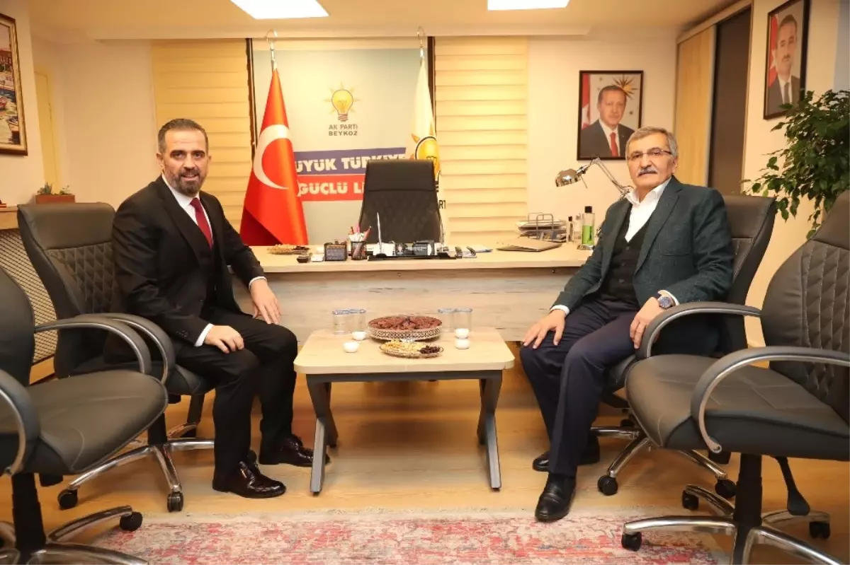Başkan Aydın\'dan İlk Ziyaret AK Parti Beykoz İlçe Başkanlığı\'na