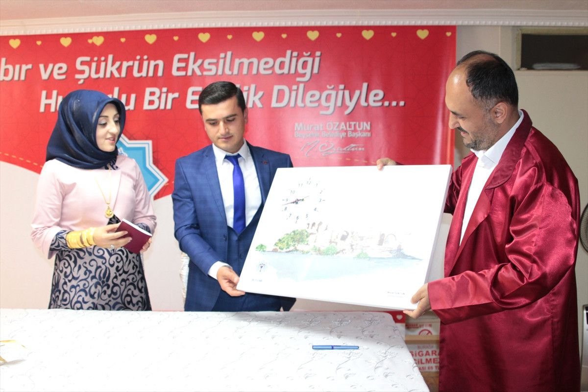 Beyşehir\'de 2018\'de 494 Çift Dünyaevine Girdi