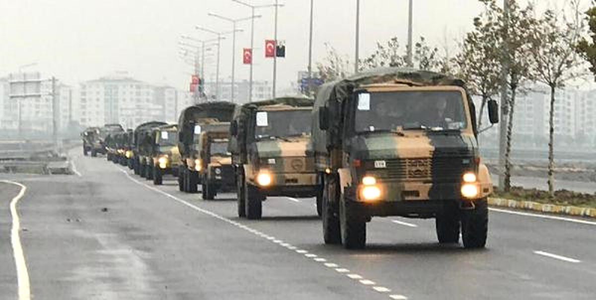 Diyarbakır\'dan Suriye Sınırına Askeri Sevkiyat
