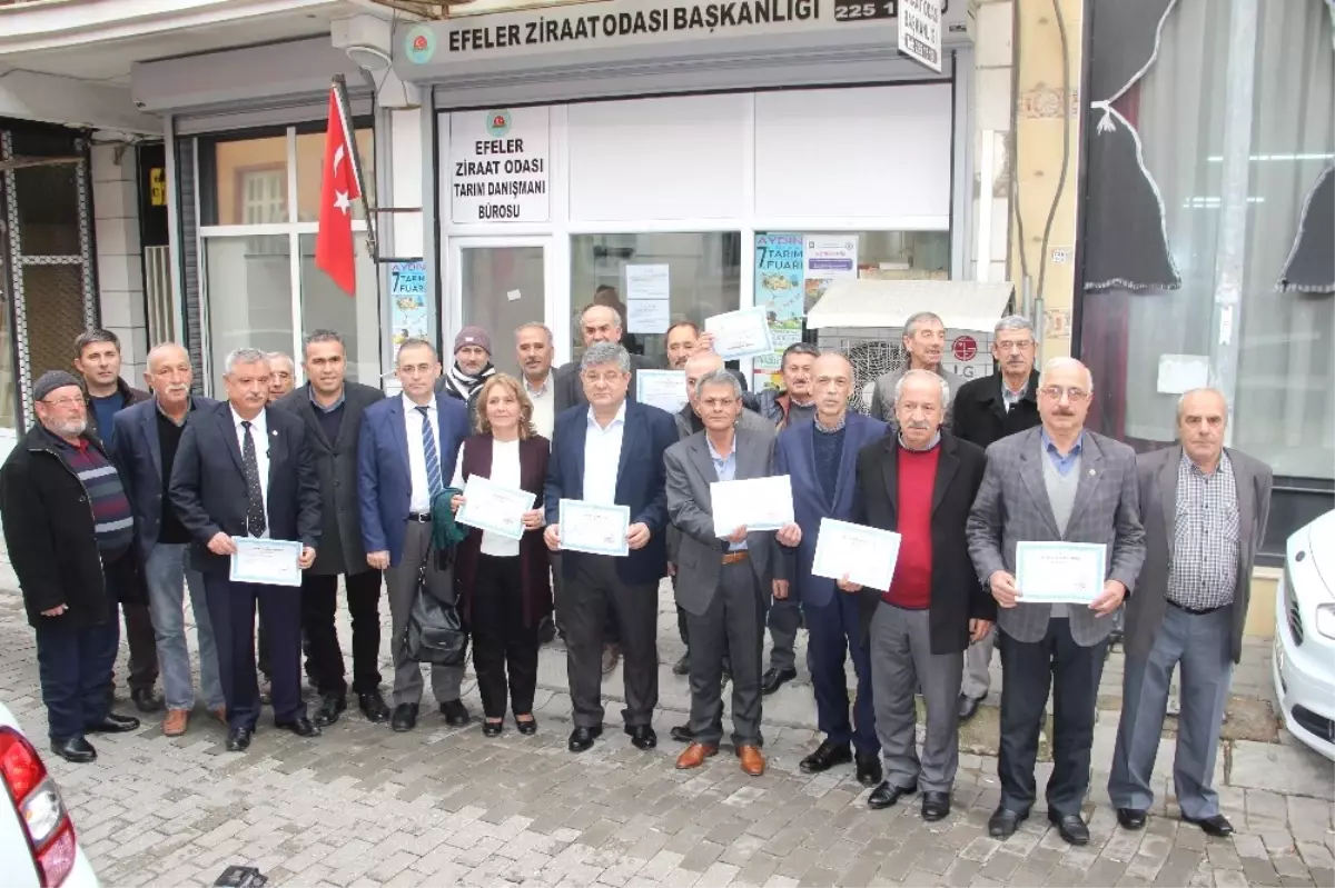 Efeler Ziraat Odası Delegeleri Mazbatalarını Aldı