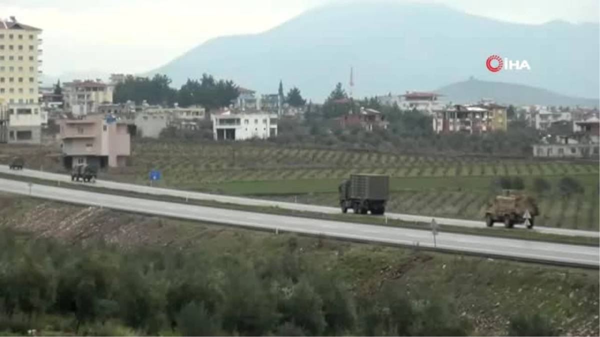 Suriye Sınırına Askeri Araç ve Personel Sevkiyatı Sürüyor