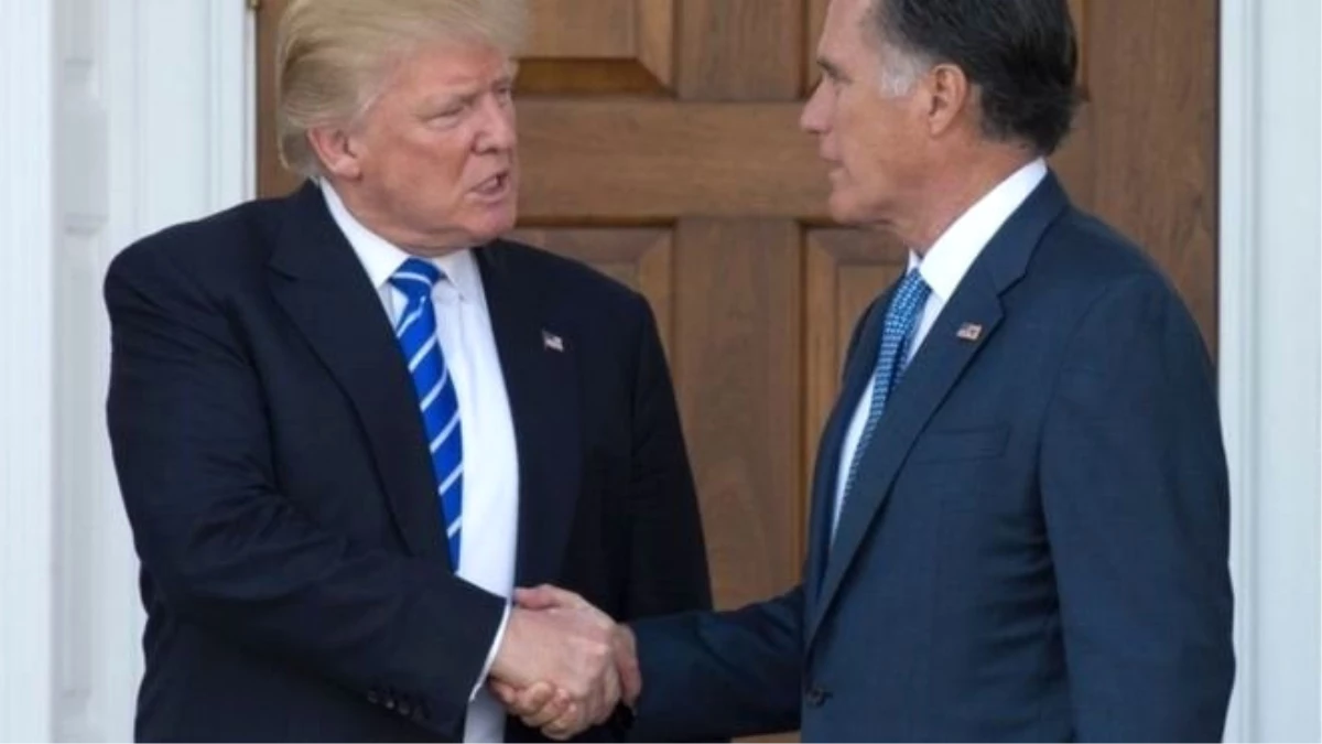 ABD\'de Cumhuriyetçi Eski Başkan Adayı Romney\'den Trump\'a: Dünyayı Umutsuzluğa İtti