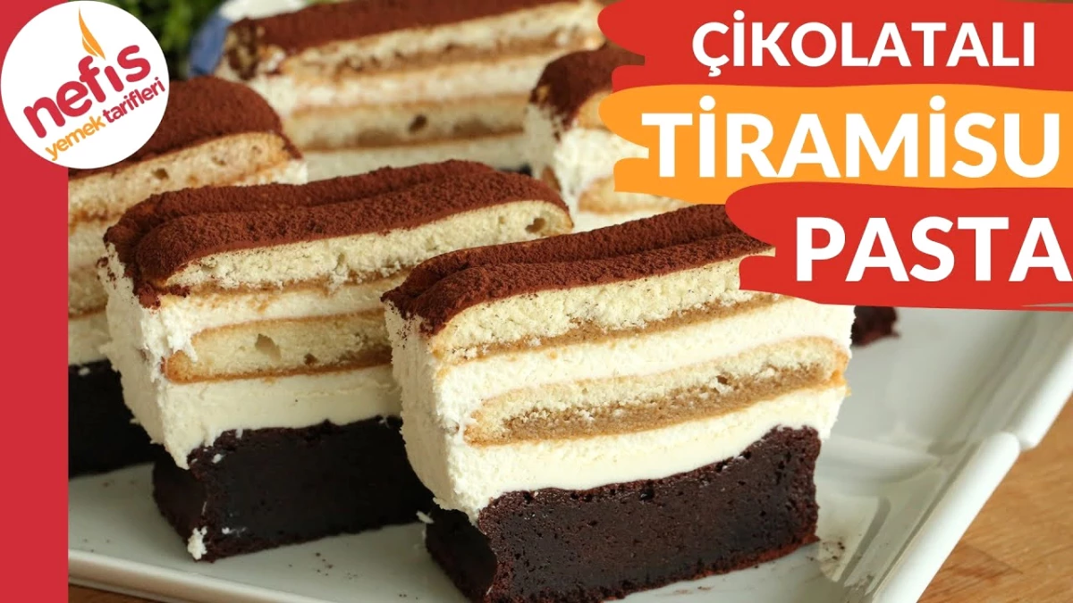 Yılın Efsane Tarifi Çikolatalı Tiramisu Pasta ( Mutlaka Deneyin!)