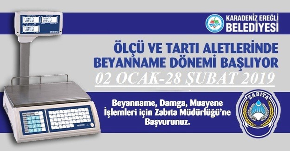 Zabıta Esnafları Ölçü ve Tartı Aletleri İçin Uyardı