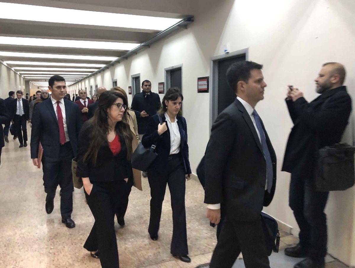 ABD Heyeti Ankara Adliyesinde