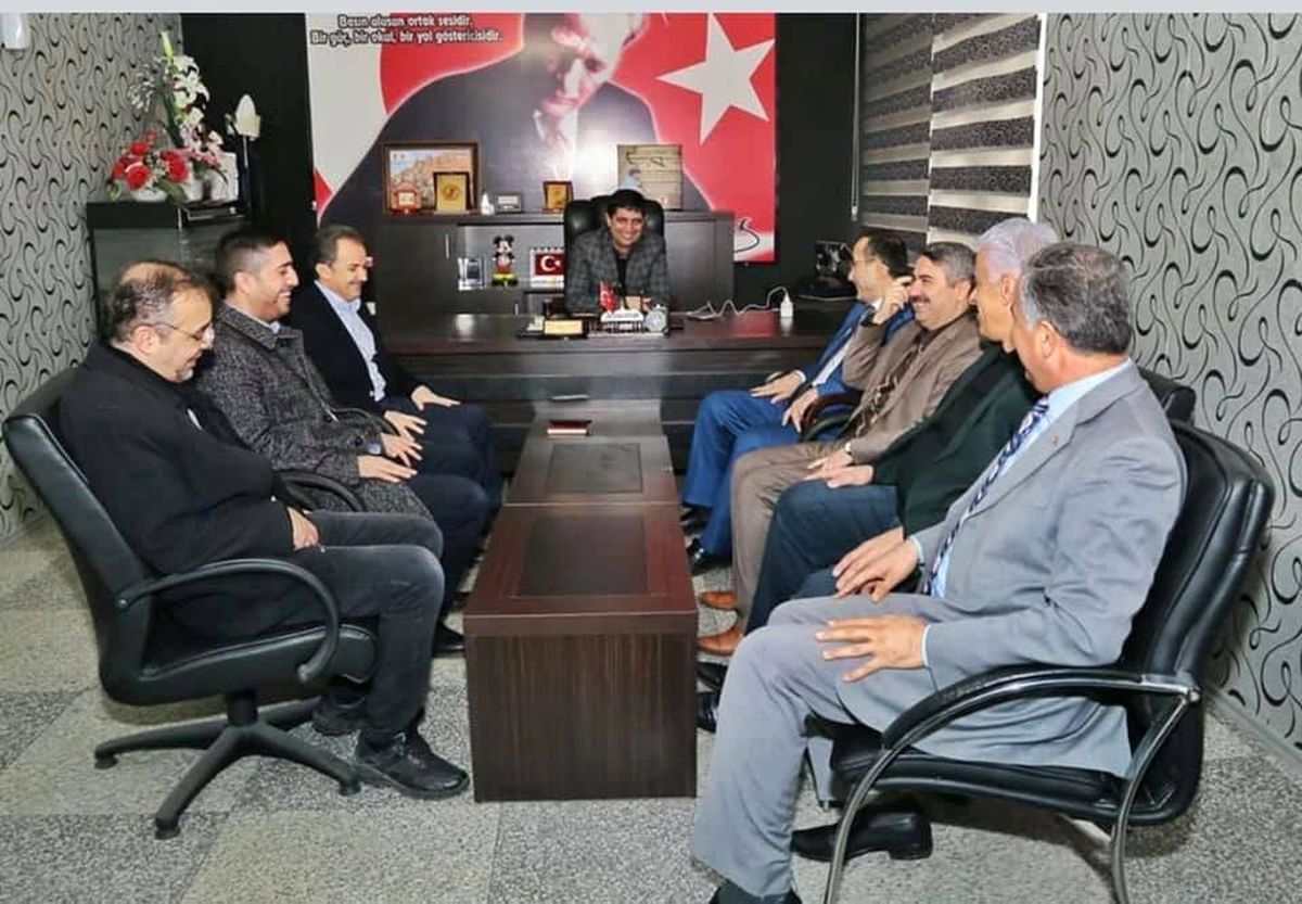 AK Parti Heyeti Başkan Aslan ile Bir Araya Geldi