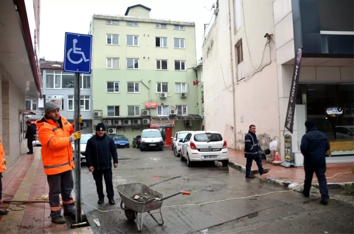 Alaplı Belediyesi Engelliler İçin Özel Park Yerleri Oluşturdu