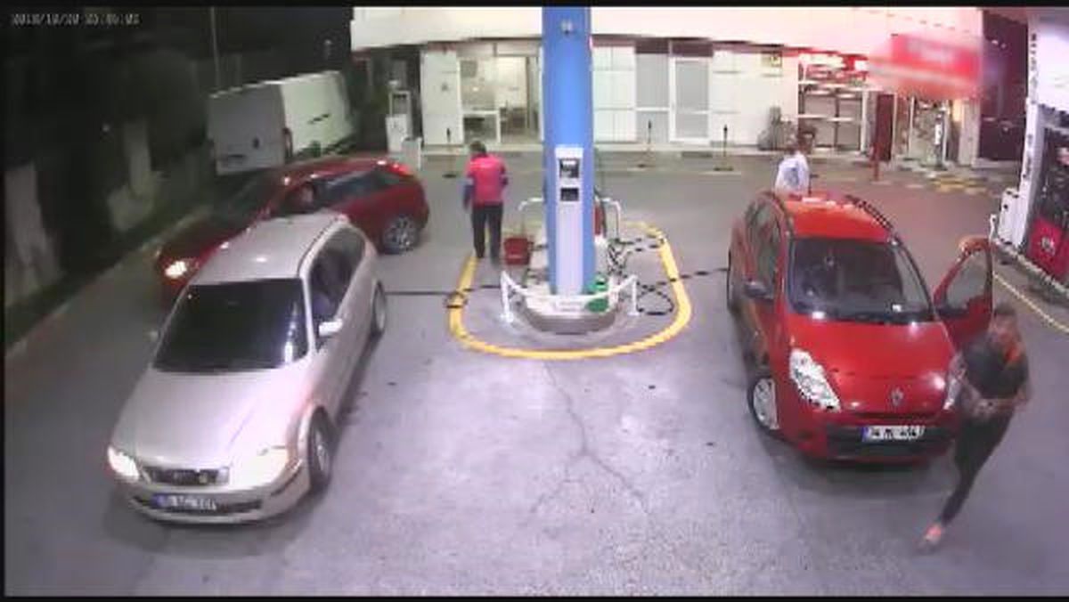 Ayaryakıt İstasyonunda Patlama Kamerada
