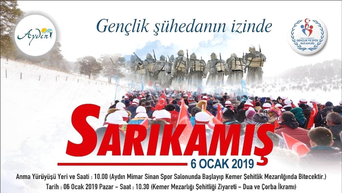Aydın, Sarıkamış Şehitlerini Yad Edecek